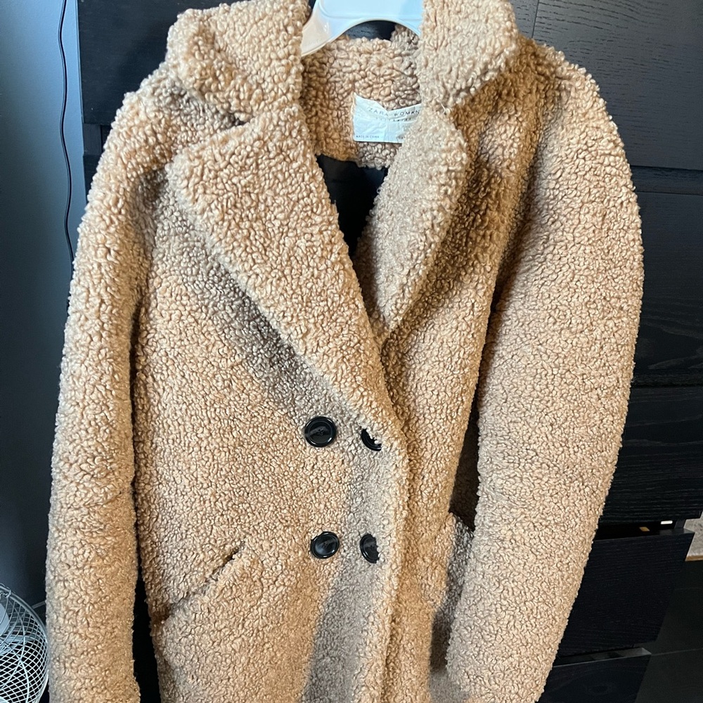 Zara teddy coat